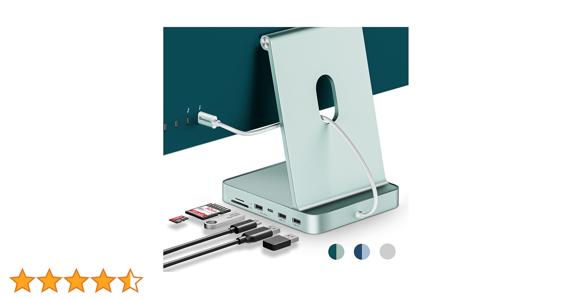 Amazon.co.jp: Minisopuru USB C ハブ iMac 24 インチ 2021/2023/2024